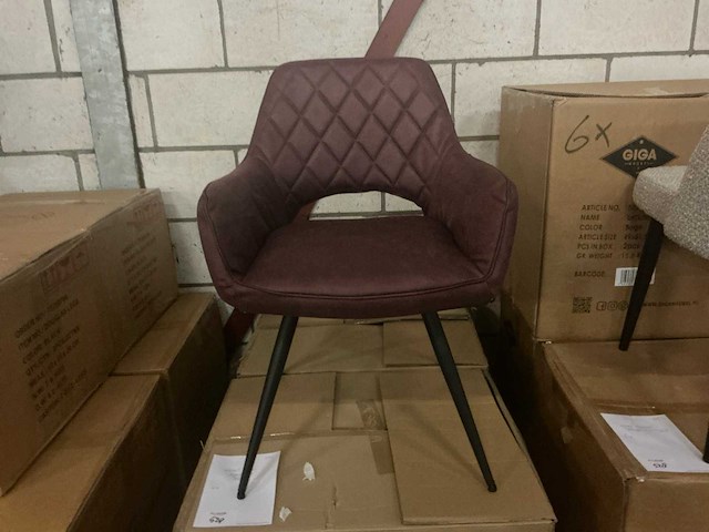 Brinker olso dining chair 10002221 eetkamerstoel (4x) - afbeelding 2 van  6