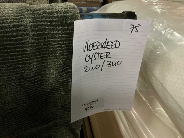 Brinker oyster vloerkleed 240x340cm - afbeelding 3 van  4