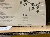 Brio rond rozet deurbeslag (26x) - afbeelding 3 van  3