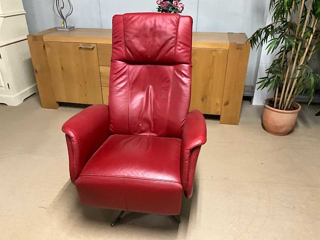 Bristol leren draaibare relaxfauteuil - afbeelding 3 van  18