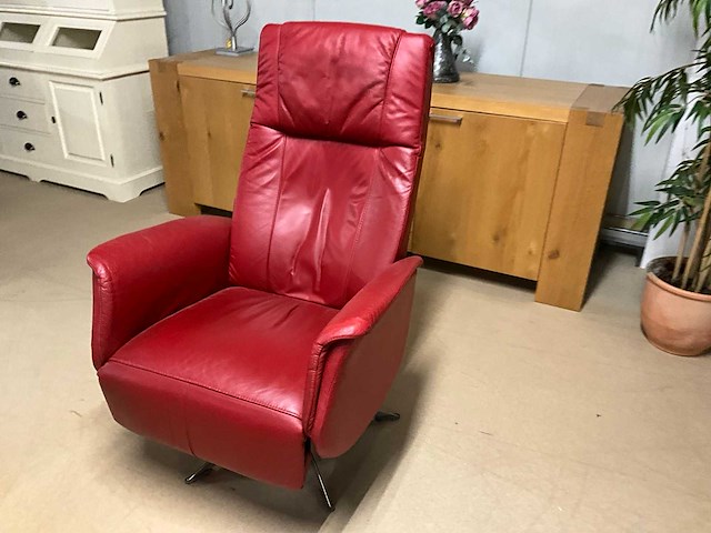 Bristol leren draaibare relaxfauteuil - afbeelding 4 van  18