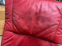 Bristol leren draaibare relaxfauteuil - afbeelding 9 van  18