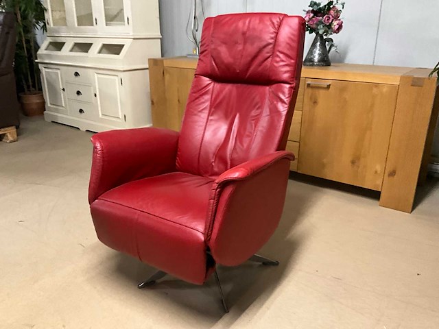 Bristol leren draaibare relaxfauteuil - afbeelding 11 van  18