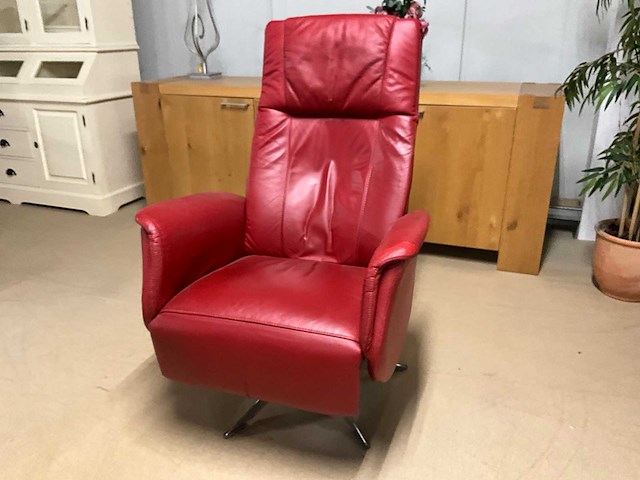 Bristol leren draaibare relaxfauteuil - afbeelding 12 van  18