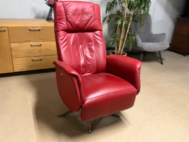 Bristol leren draaibare relaxfauteuil - afbeelding 15 van  18