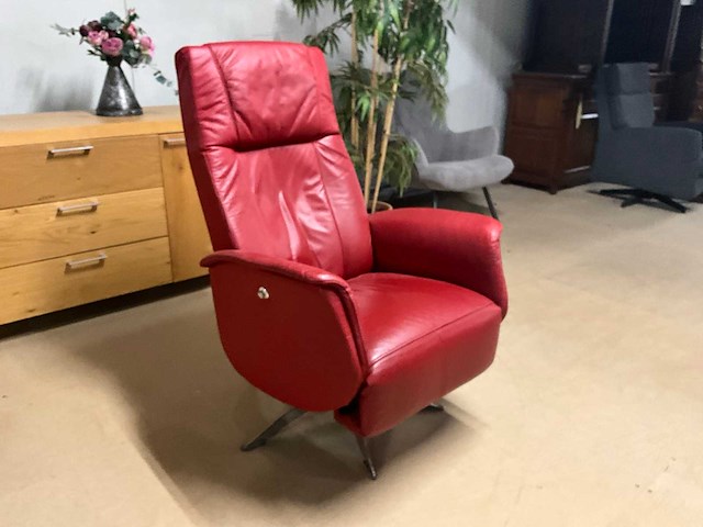 Bristol leren draaibare relaxfauteuil - afbeelding 16 van  18