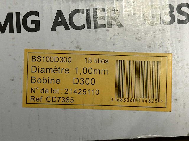 Brit sound - partij mig lasdraad staal g3si1 rollen - ø1,0 mm (d300 / 15 kg per rol) (35x) - afbeelding 5 van  9
