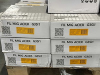 Brit sound - partij mig lasdraad staal g3si1 rollen - ø1,0 mm (d300 / 15 kg per rol) (35x) - afbeelding 7 van  9