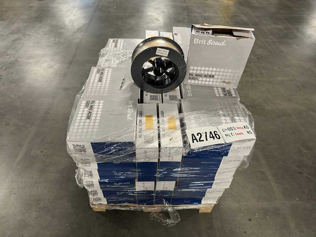 Brit sound - partij mig lasdraad staal g3si1 rollen - ø1,0 mm (d300 / 15 kg per rol) (50x) - afbeelding 1 van  5