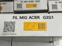 Brit sound - partij mig lasdraad staal g3si1 rollen - ø1,0 mm (d300 / 15 kg per rol) (50x) - afbeelding 4 van  5