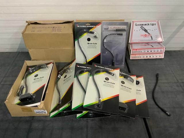 Brite-lite gooseneck partij bureau/tafel lamp - afbeelding 1 van  13