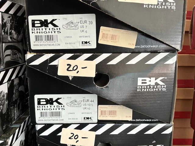 British knight heren en damessneakers (34x) - afbeelding 2 van  12