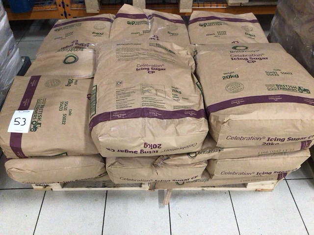British sugar poedersuiker extra fijn 20kg (17x) - afbeelding 3 van  3