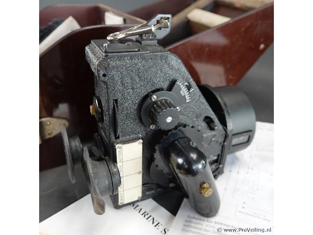 Britse militaire "mark ix" bubbelsextant, circa 1943. nr.10472 - afbeelding 2 van  5