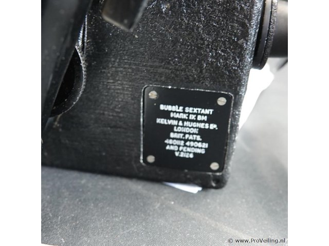 Britse militaire "mark ix" bubbelsextant, circa 1943. nr.10472 - afbeelding 3 van  5