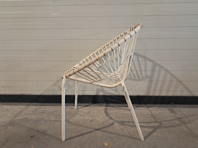 Brocant smeedijzeren sierhekwerk & stoelen - afbeelding 5 van  13