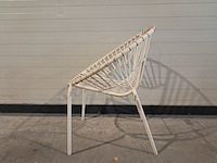 Brocant smeedijzeren sierhekwerk & stoelen - afbeelding 5 van  13