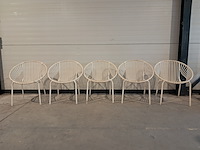 Brocant smeedijzeren sierhekwerk & stoelen - afbeelding 13 van  13