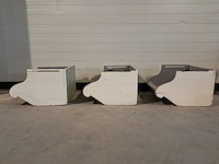 Brocante apothekerskast met opberglades - afbeelding 4 van  12