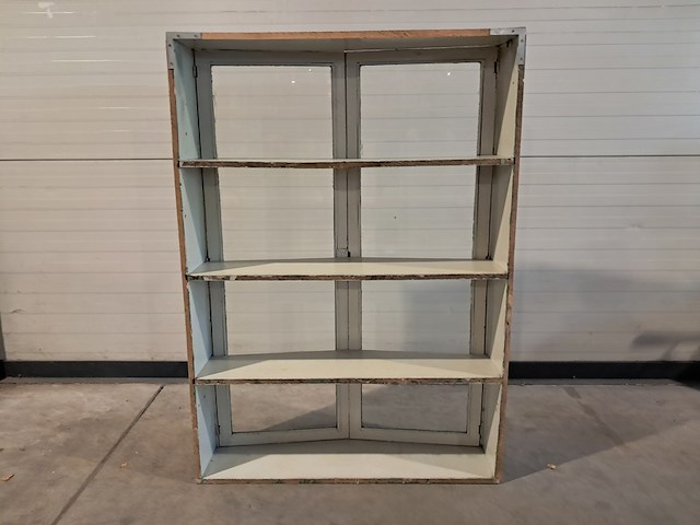 Brocante apothekerskast met opberglades - afbeelding 8 van  12
