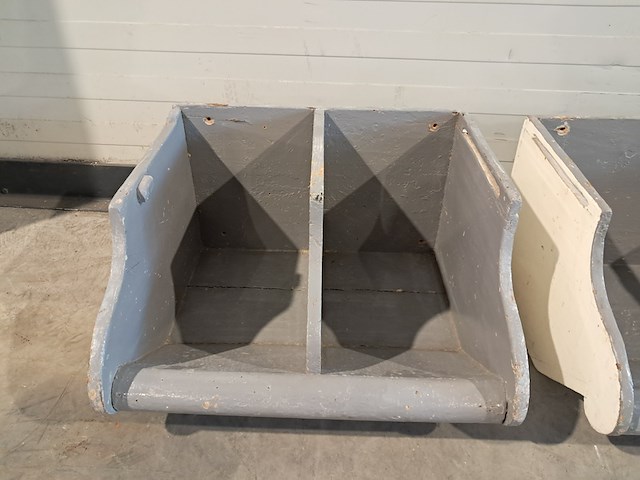 Brocante apothekerskast met opberglades - afbeelding 12 van  12