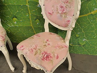 Brocante barok style stoelen - 2 stuks - afbeelding 2 van  5