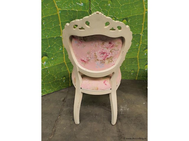 Brocante barok style stoelen - 2 stuks - afbeelding 5 van  5