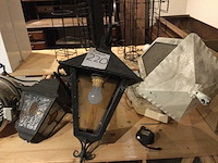 Brocante buitenverlichting (3x) - afbeelding 1 van  4