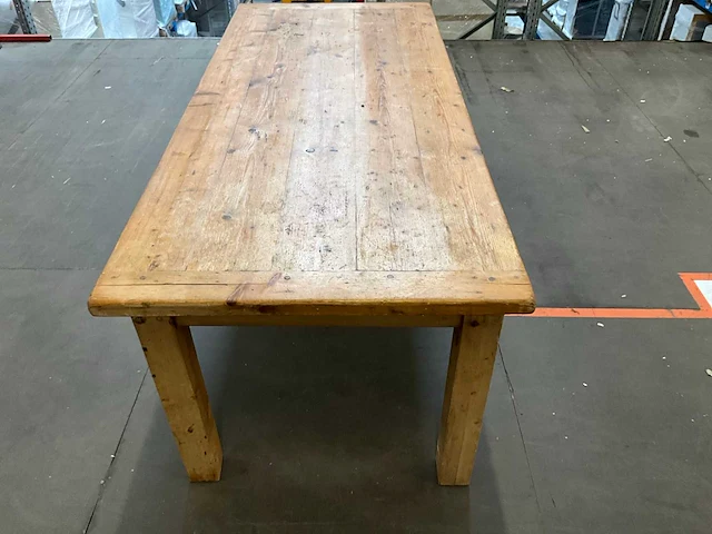 Brocante eetkamertafel 210x90x80 cm - afbeelding 3 van  6