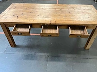 Brocante eetkamertafel 210x90x80 cm - afbeelding 5 van  6