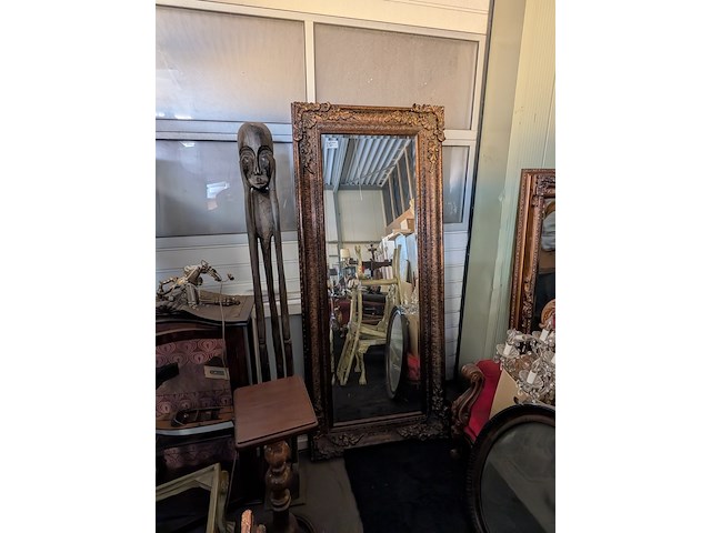 Brocante grote spiegel - afbeelding 2 van  7