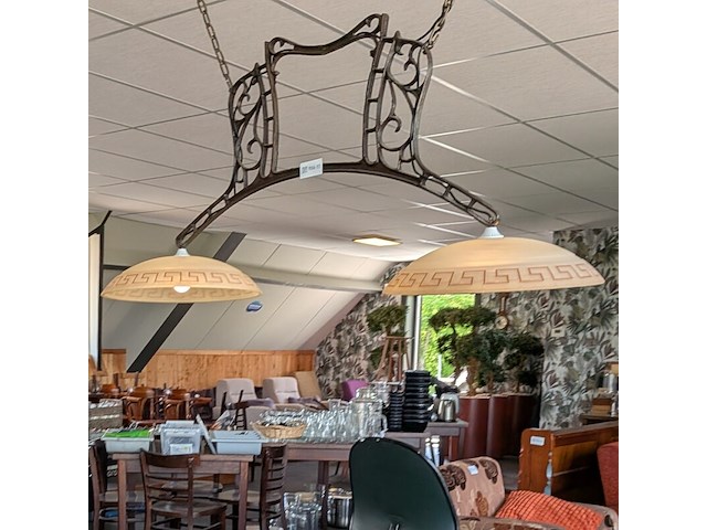 Brocante plafondlamp - afbeelding 1 van  5