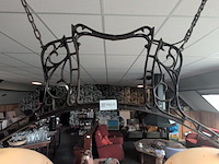 Brocante plafondlamp - afbeelding 4 van  5