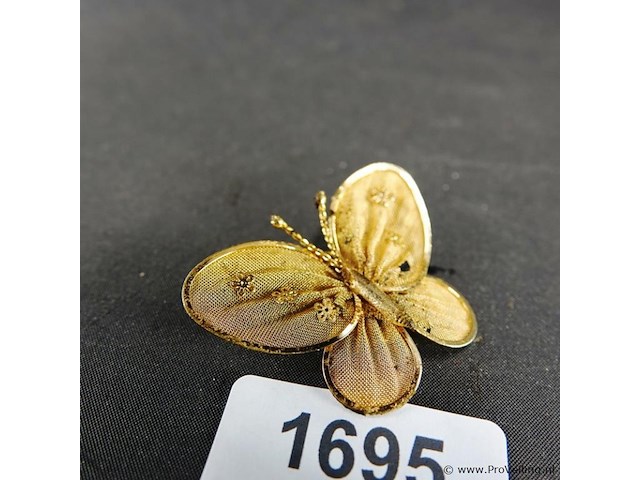 Broche van onduidelijk metaal - afbeelding 1 van  5