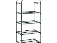 Broeikas / tuinkas - 66 x 162 x 48 cm - pe folie - afbeelding 7 van  10