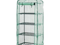 Broeikas / tuinkas - 66 x 162 x 48 cm - pe folie - afbeelding 6 van  10