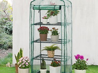 Broeikas / tuinkas - 66 x 162 x 48 cm - pe folie - afbeelding 3 van  10