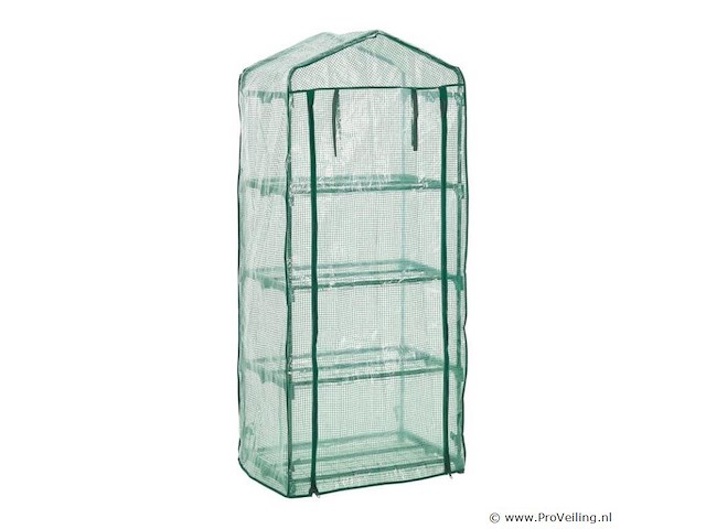 Broeikas / tuinkas - 66 x 162 x 48 cm - pe folie - afbeelding 5 van  10