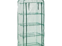 Broeikas / tuinkas - 66 x 162 x 48 cm - pe folie - afbeelding 5 van  10