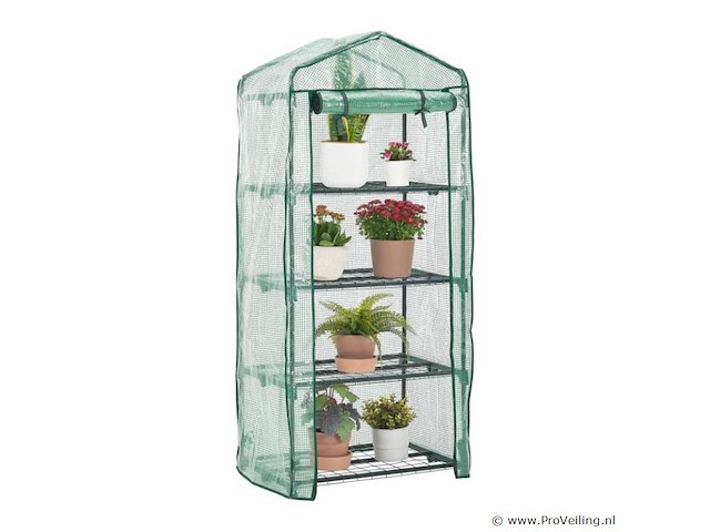 Broeikas / tuinkas - 66 x 162 x 48 cm - pe folie - afbeelding 1 van  10