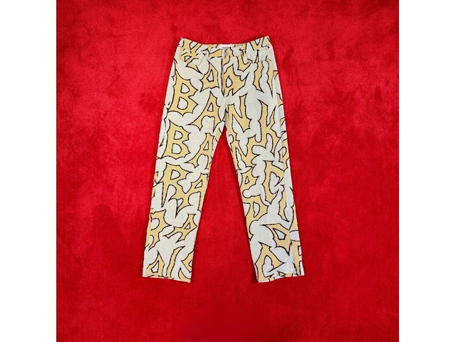 Broek bankzitters, ziggo dome world tour, blauw, gedragen door koen van heest | maat l - afbeelding 1 van  2