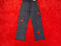 Broek, bankzitters, ziggo dome world tour, rood, gedragen door robbie van de graaf| maat 30 - afbeelding 2 van  2