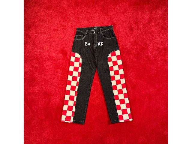 Broek, bankzitters, ziggo dome world tour, zwart, gedragen door robbie van de graaf| maat 30 - afbeelding 1 van  2