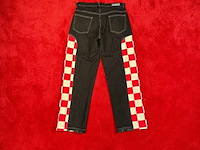 Broek, bankzitters, ziggo dome world tour, zwart, gedragen door robbie van de graaf| maat 30 - afbeelding 2 van  2