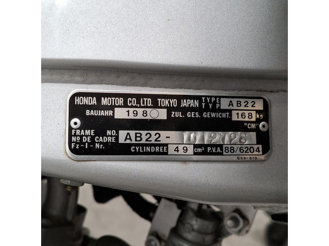 Bromfiets, honda, ab22 / zb 50 - afbeelding 22 van  23