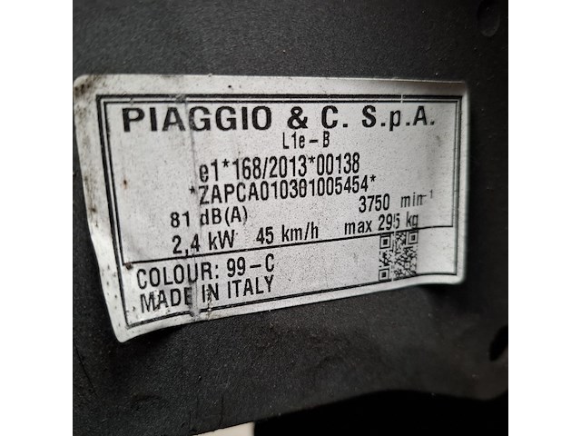 Bromscooter, vespa, sprint 4t, 2020 - afbeelding 7 van  28