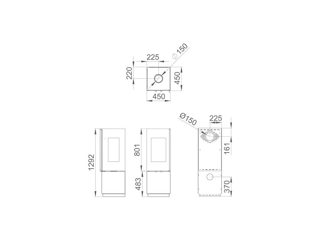 Bronpi - bombay panorama - houtkachel - afbeelding 3 van  6