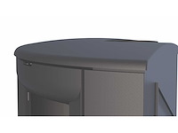 Bronpi - bremen hoek - houtkachel - gietijzer - vrijstaand - afbeelding 3 van  8