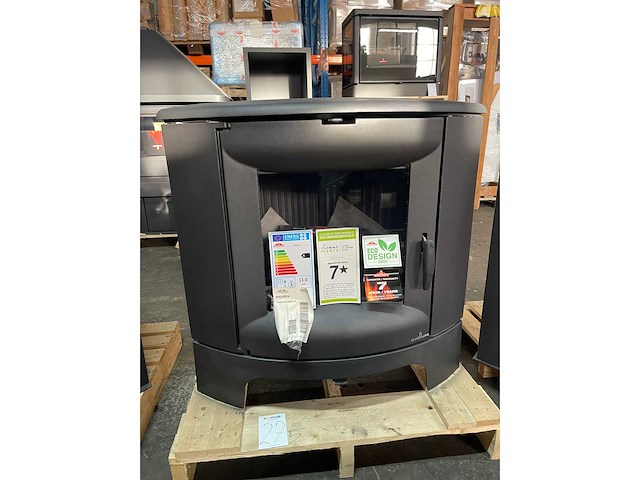 Bronpi - bremen hoek - houtkachel - gietijzer - vrijstaand - afbeelding 8 van  8