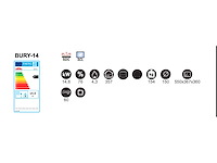 Bronpi - bury 14 3-zijdig gietijzer - houtkachel - afbeelding 6 van  8